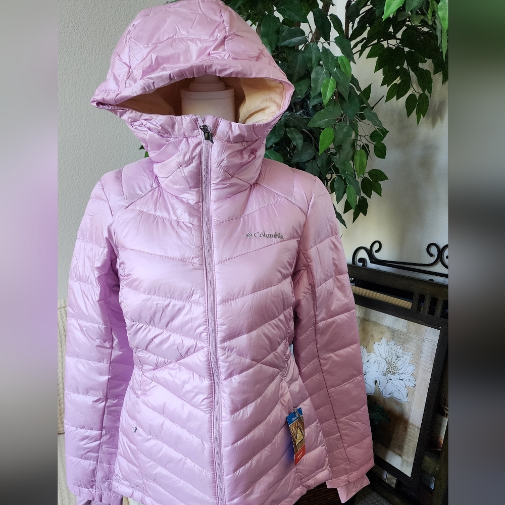 Columbia Joy Peak Omni Heat Hooded Jacket- Color Aura-NWT